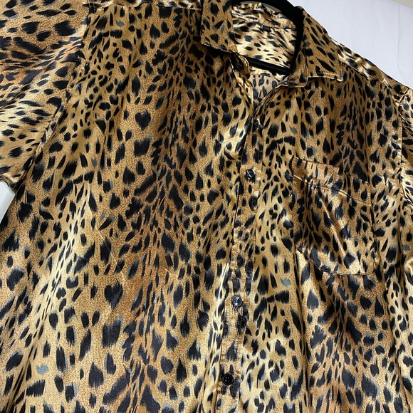 Leopard Print Button Down - Picture 4 of 5